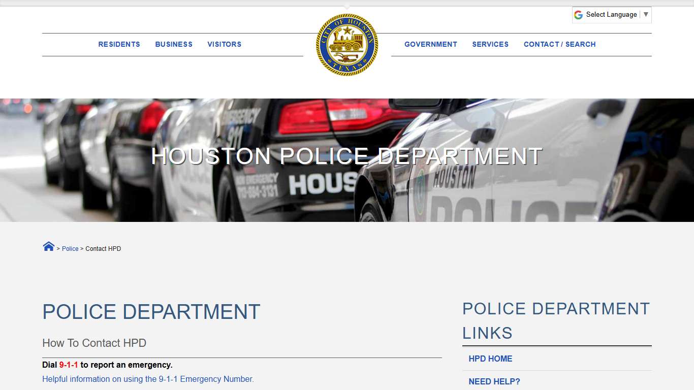 How to Contact HPD